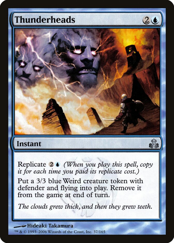 Thunderheads card front