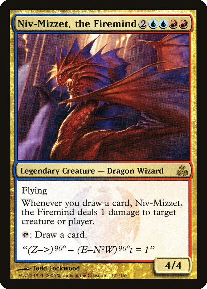 Niv-Mizzet, the Firemind card front
