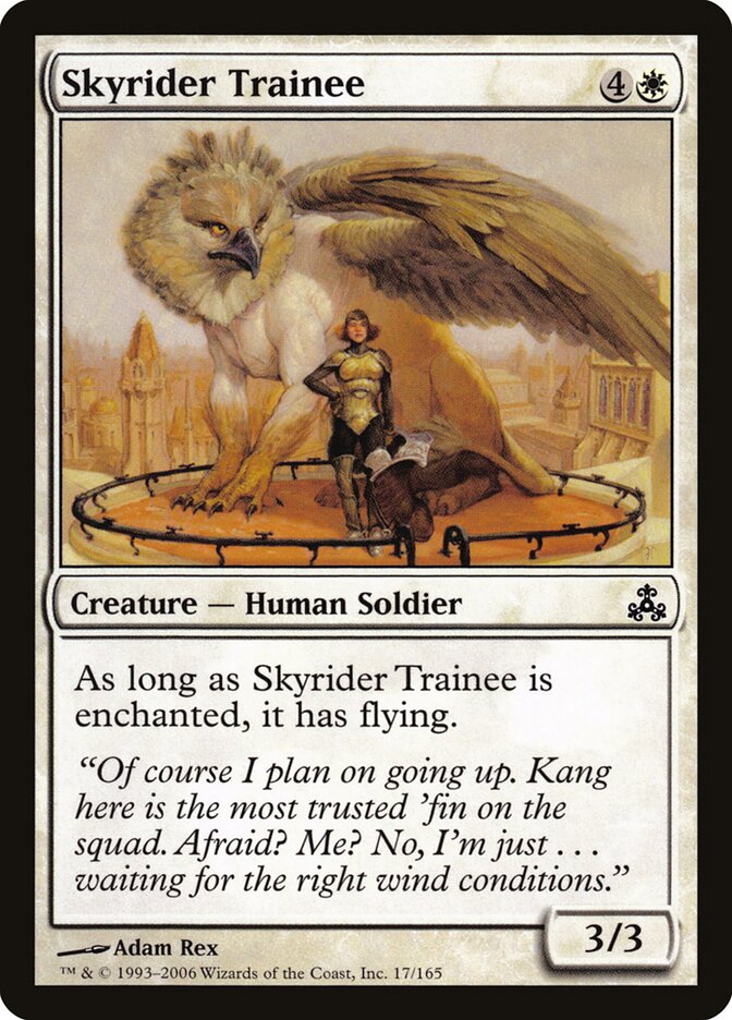 Skyrider Trainee card front