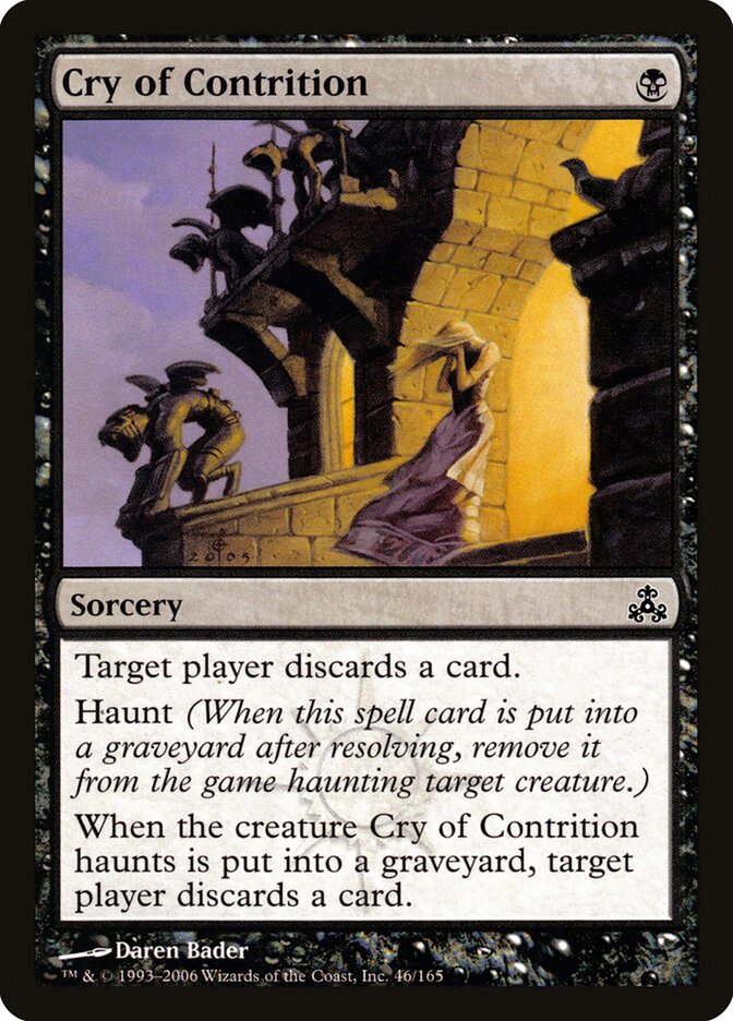 Cry of Contrition card front