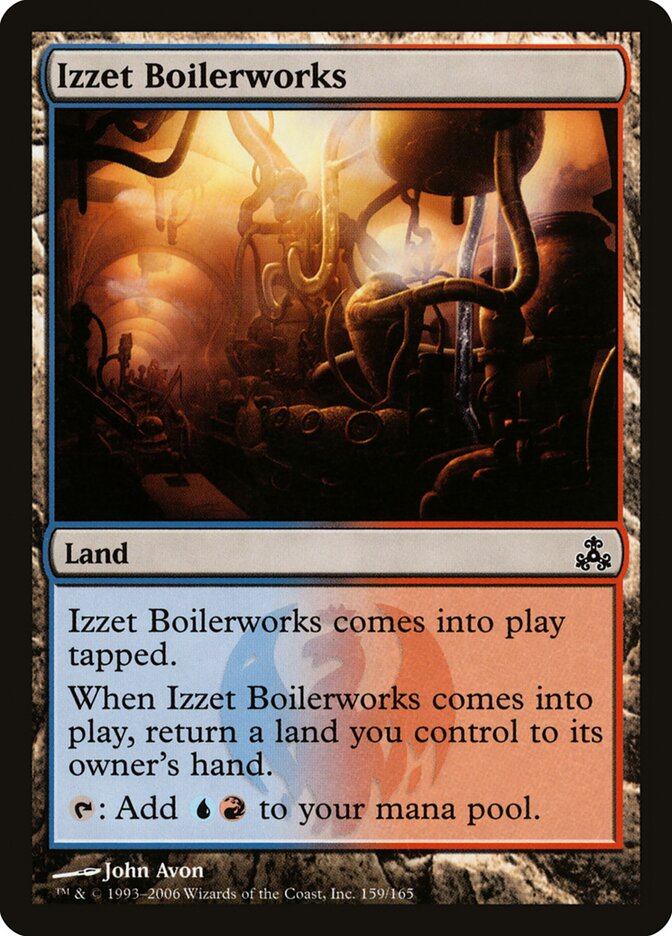 Izzet Boilerworks card front