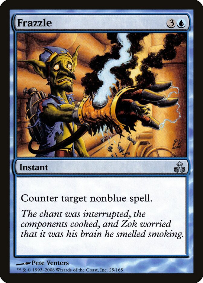 Frazzle card front