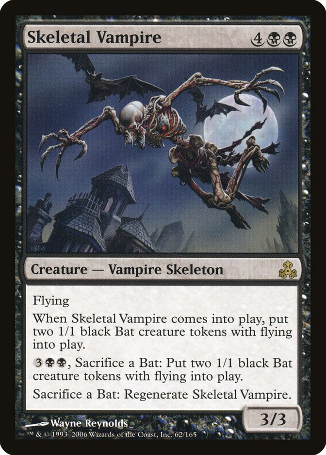 Skeletal Vampire card front