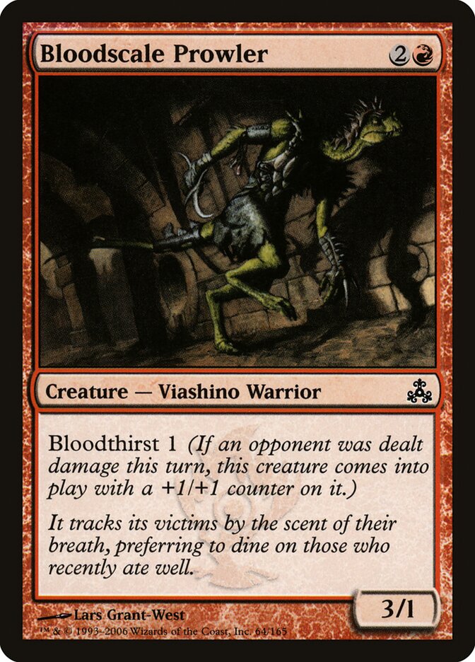 Bloodscale Prowler card front