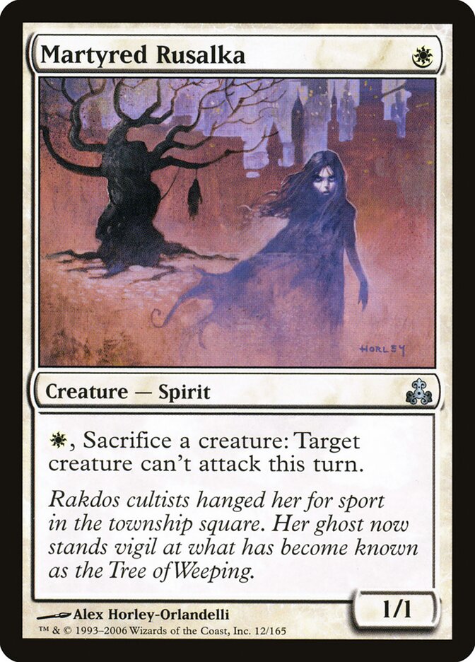 Martyred Rusalka card front