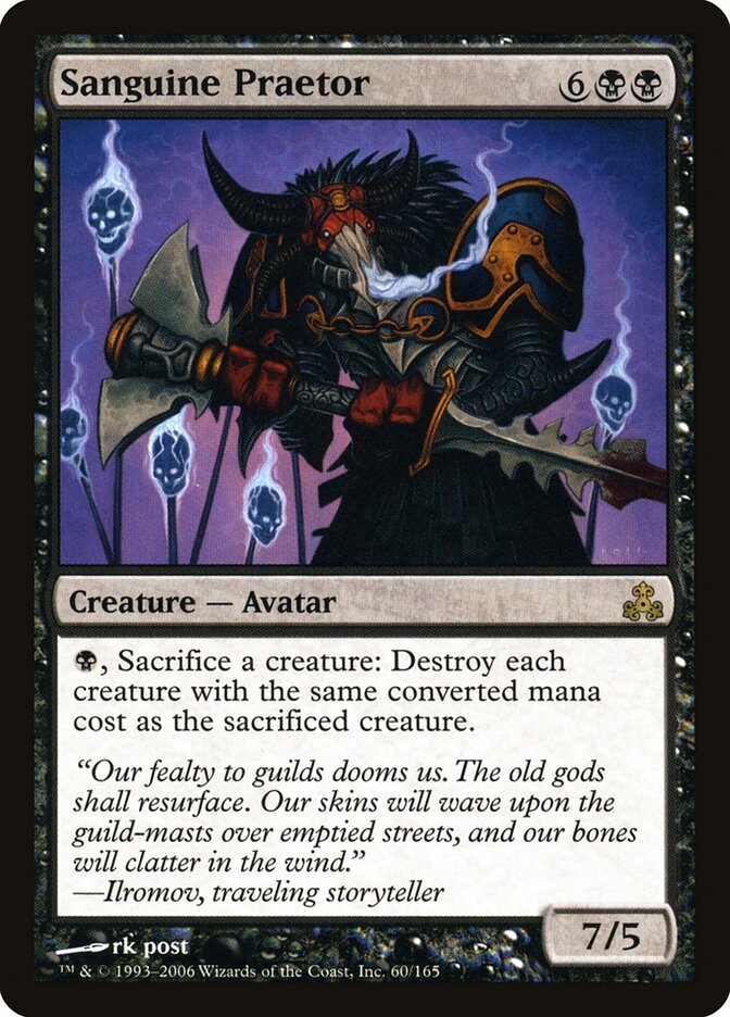 Sanguine Praetor card front