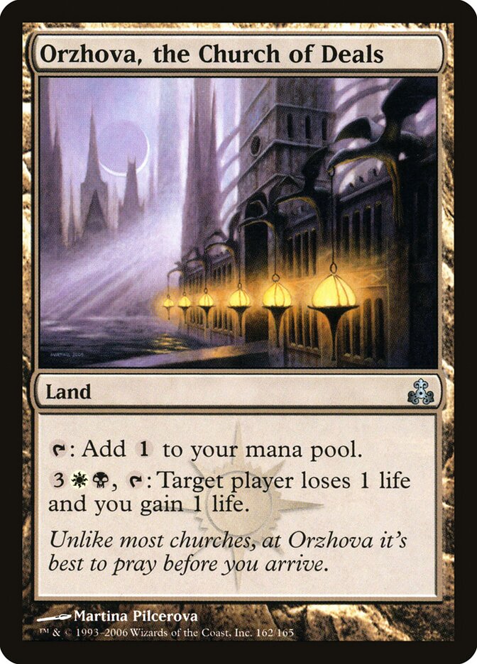 Orzhova, the Church of Deals card front