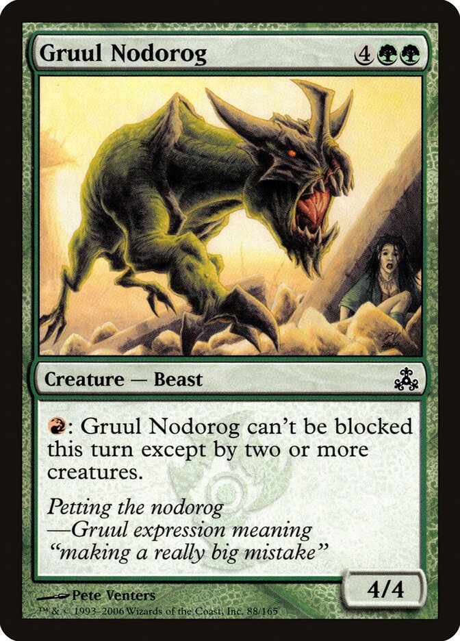 Gruul Nodorog card front