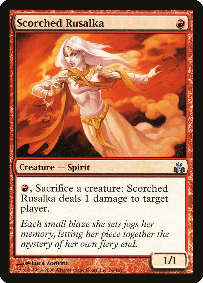 Scorched Rusalka card front