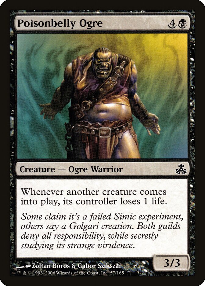 Poisonbelly Ogre card front