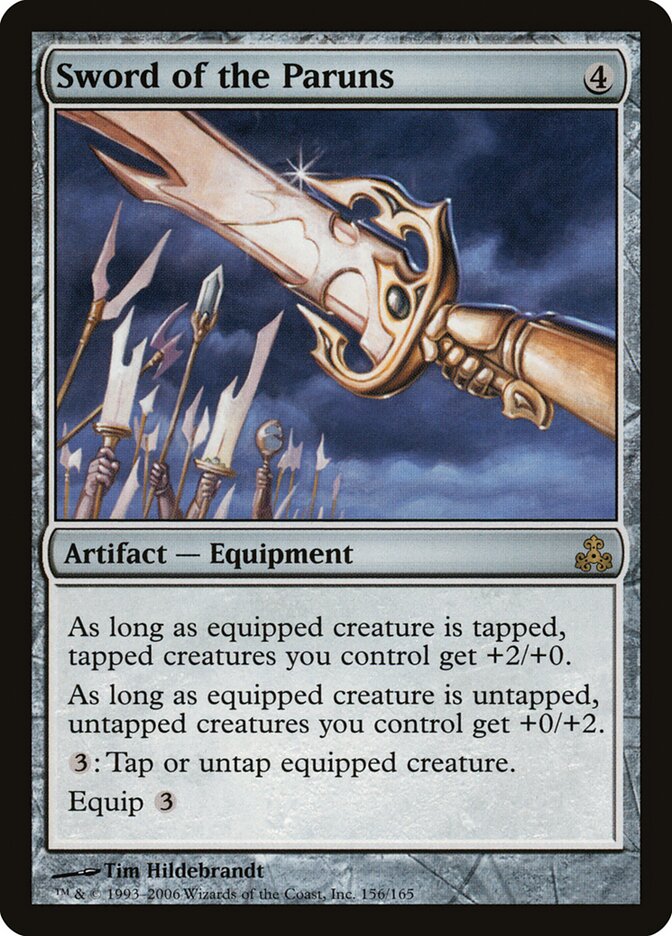 Sword of the Paruns card front