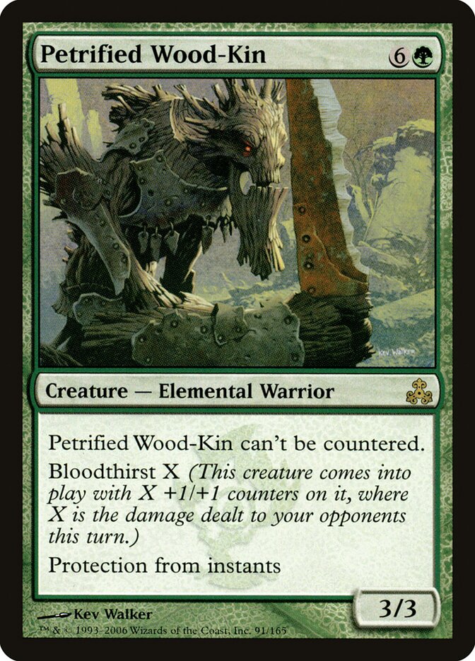 Petrified Wood-Kin card front