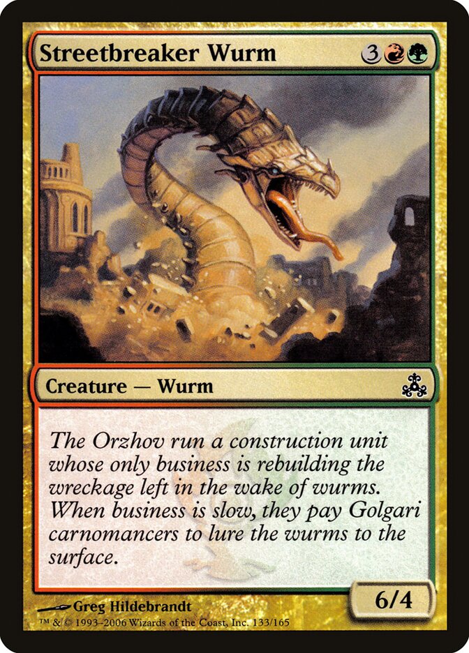 Streetbreaker Wurm card front