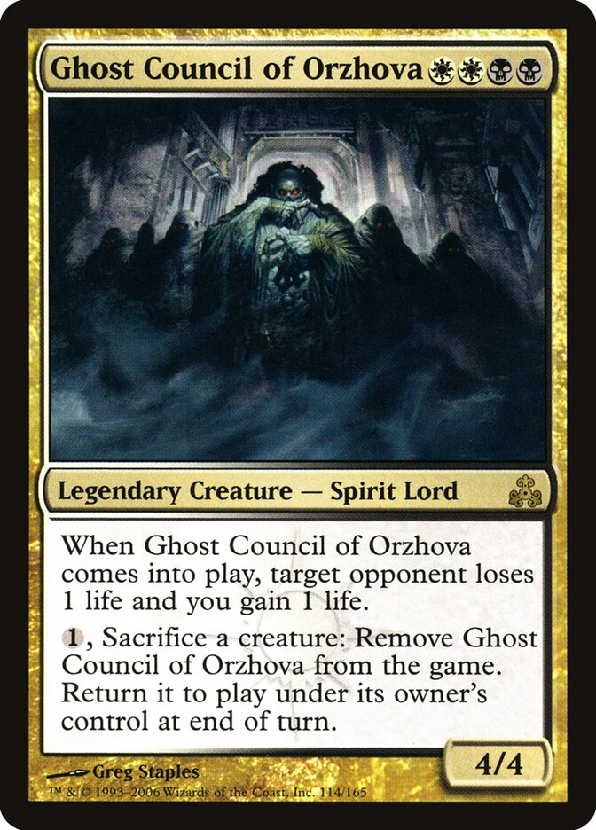 Ghost Council of Orzhova card front