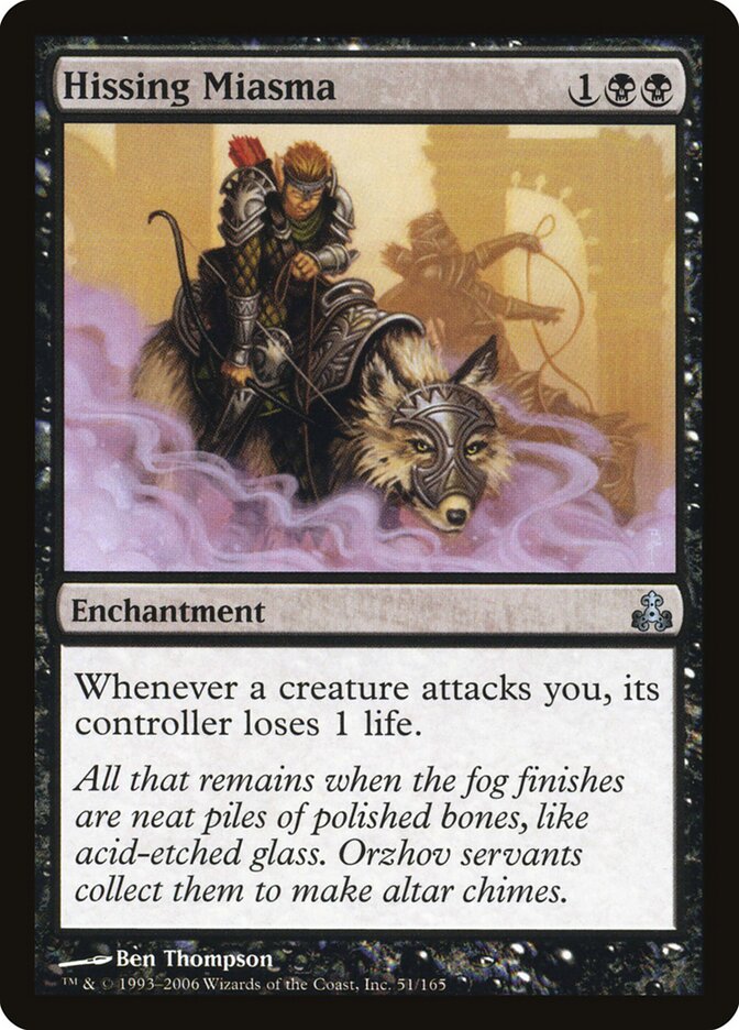 Hissing Miasma card front