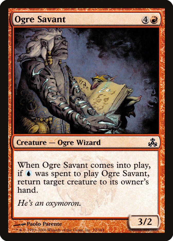Ogre Savant card front