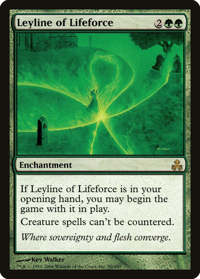Leyline of Lifeforce card front