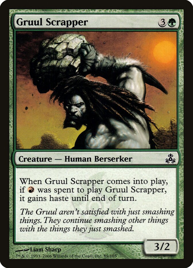 Gruul Scrapper card front