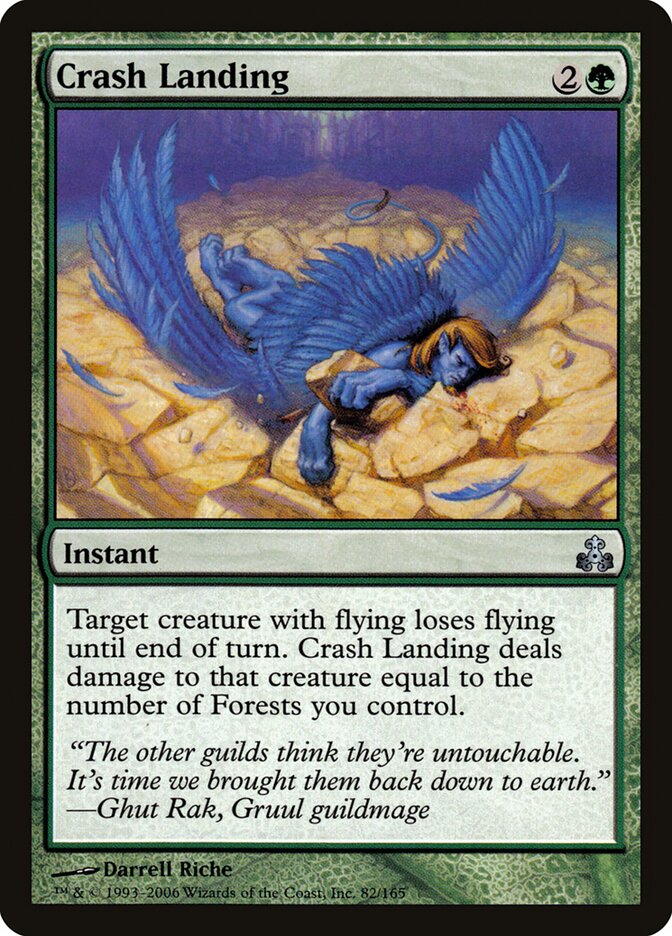 Crash Landing card front