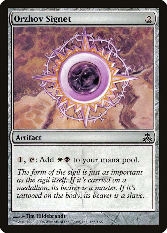 Orzhov Signet card front