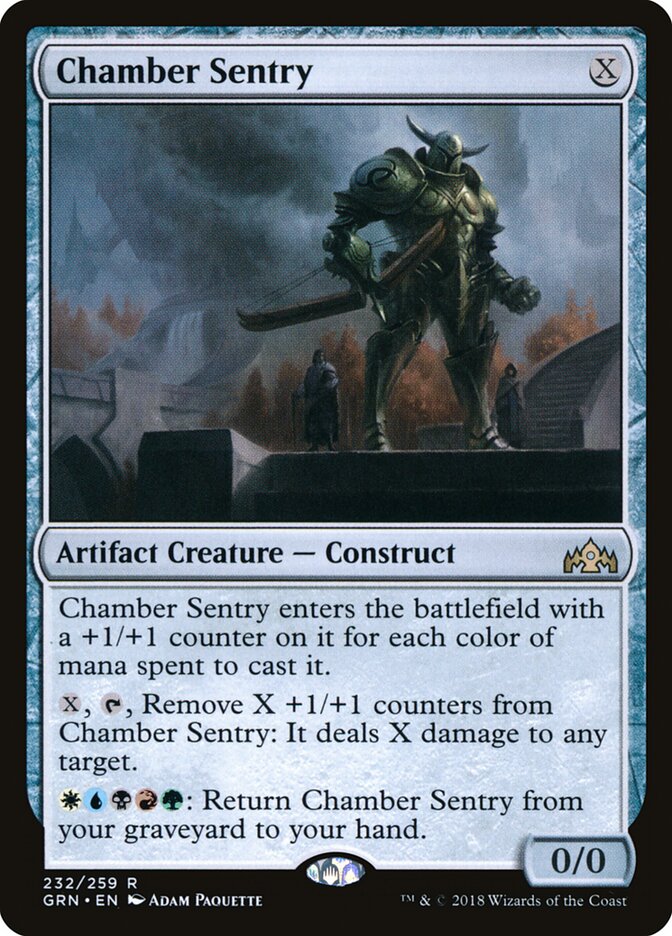 Chamber Sentry card front