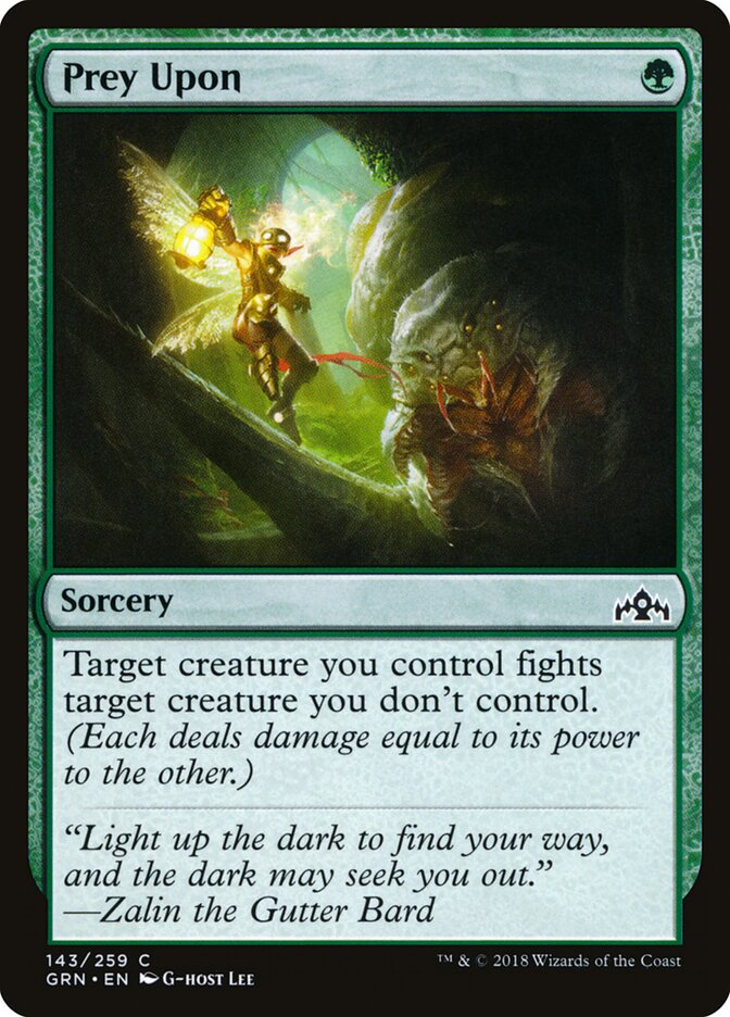 Prey Upon card front