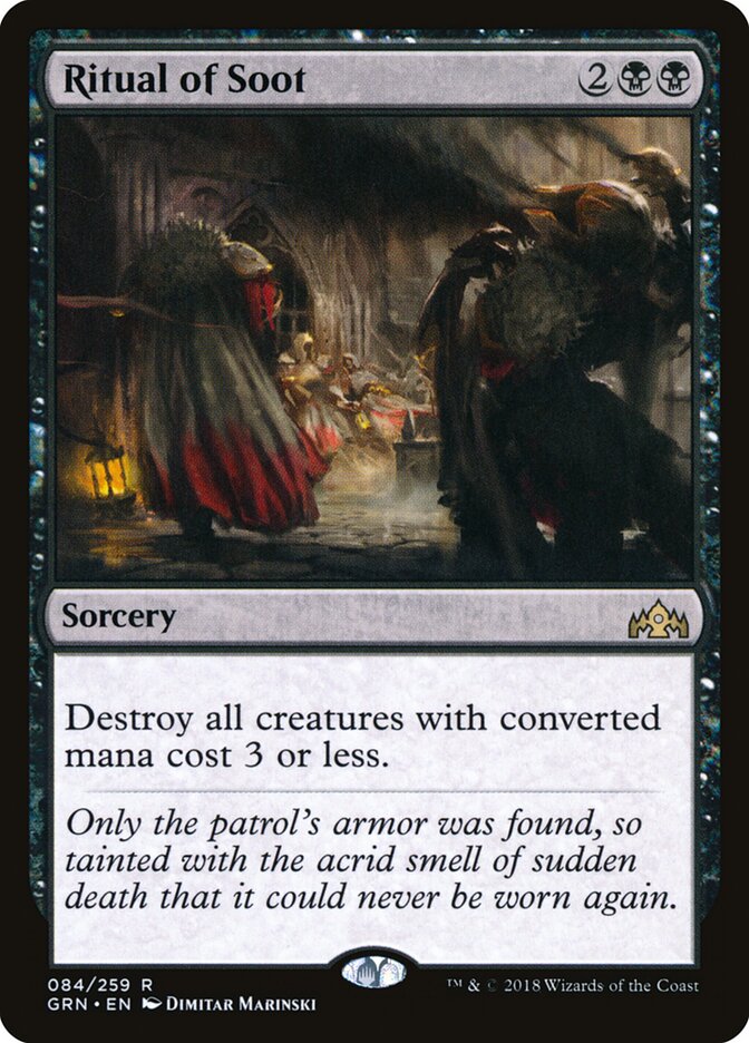 Ritual of Soot card front