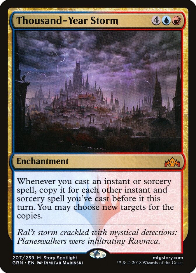Thousand-Year Storm card front