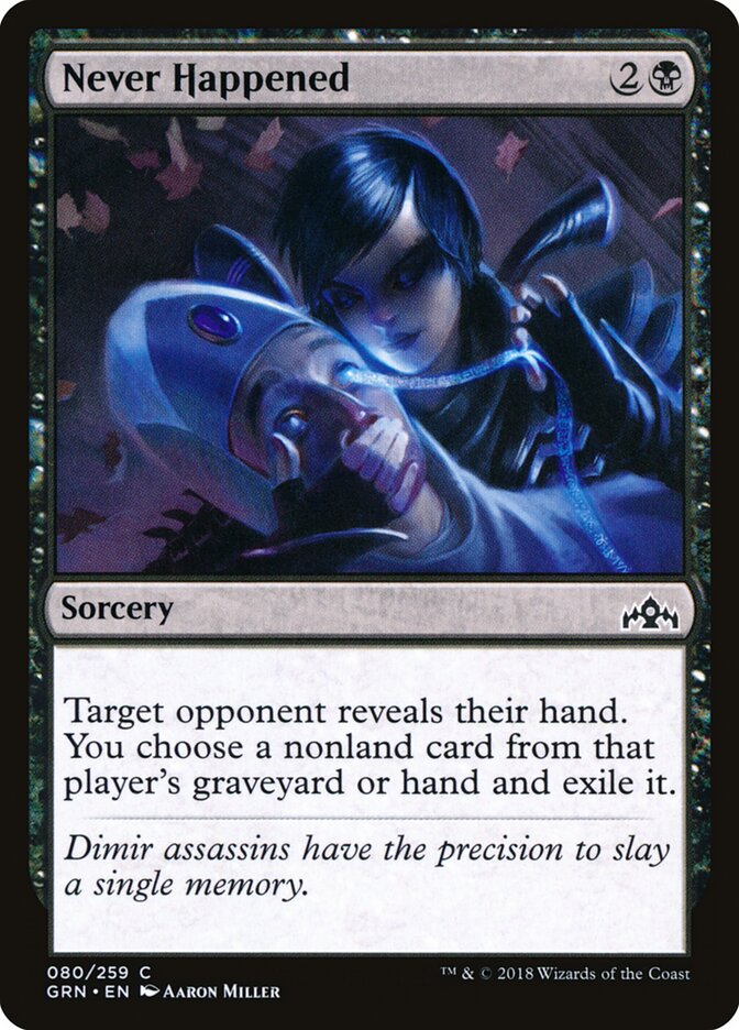 Never Happened card front