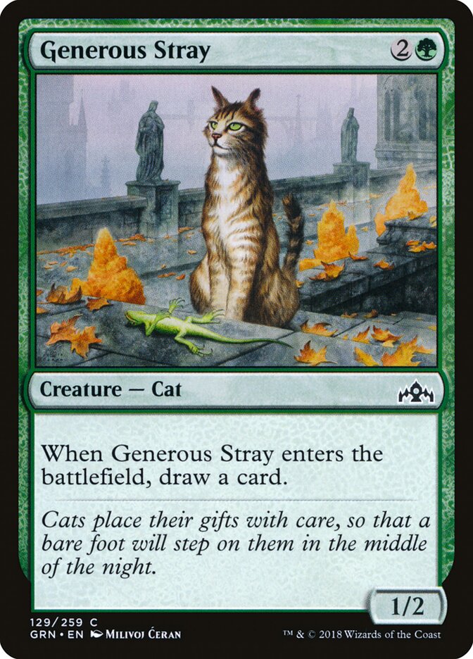 Generous Stray card front