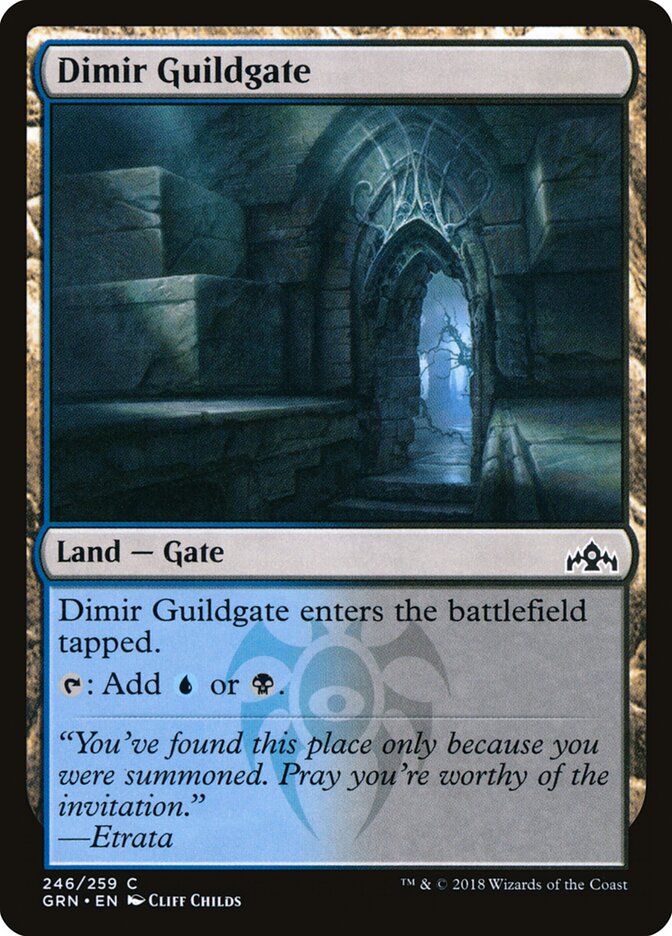 Dimir Guildgate card front