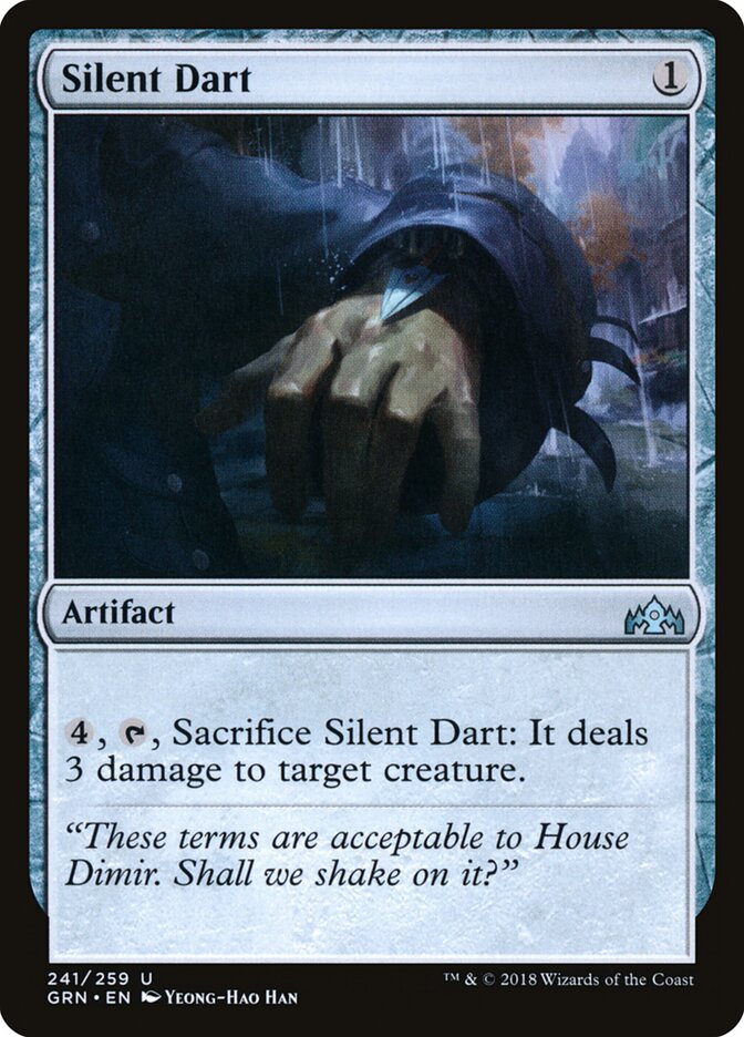 Silent Dart card front