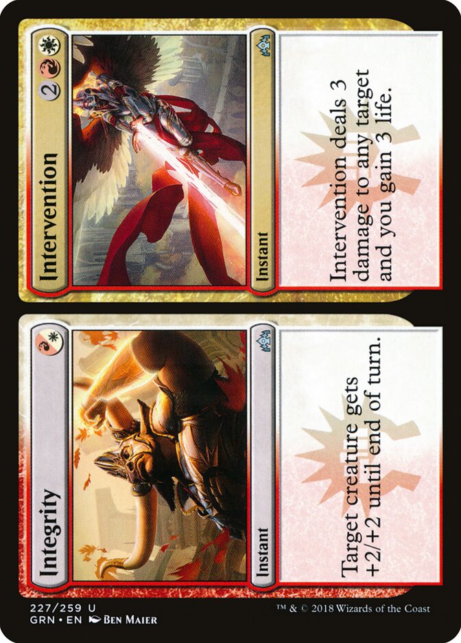 Integrity card front