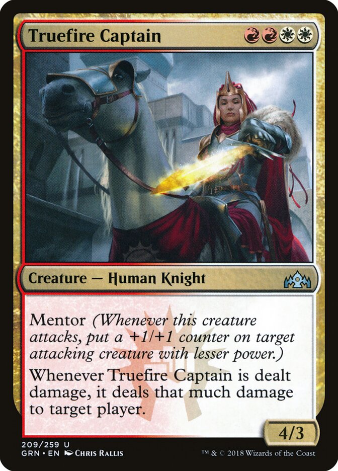 Truefire Captain card front