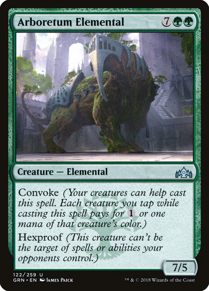 Arboretum Elemental card front