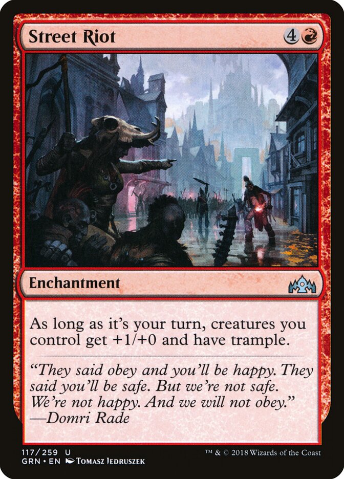 Street Riot card front