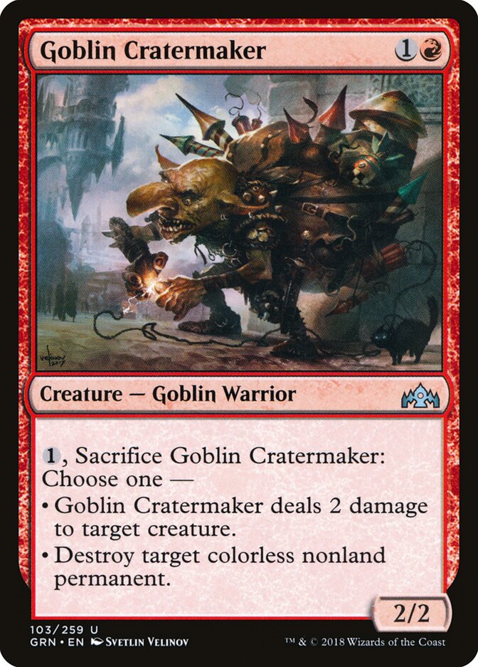 Goblin Cratermaker card front