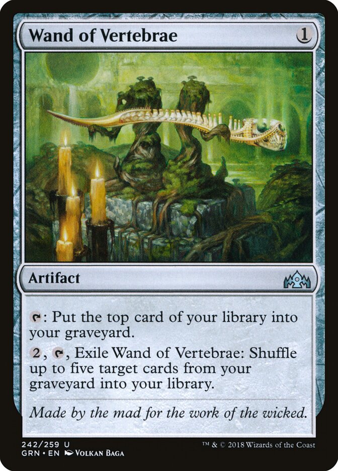 Wand of Vertebrae card front
