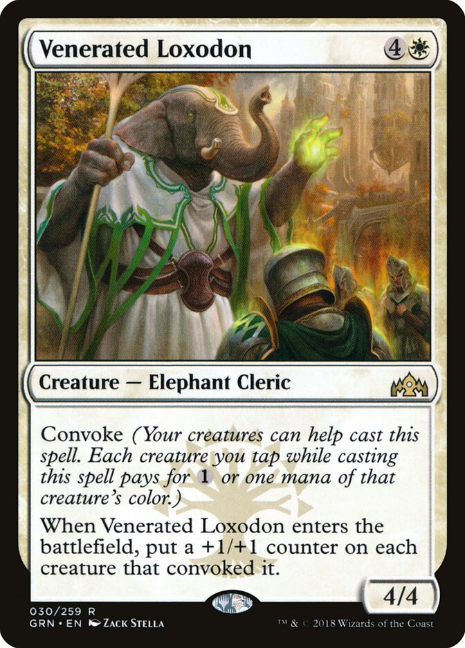 Venerated Loxodon card front