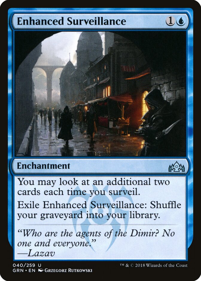 Enhanced Surveillance card front