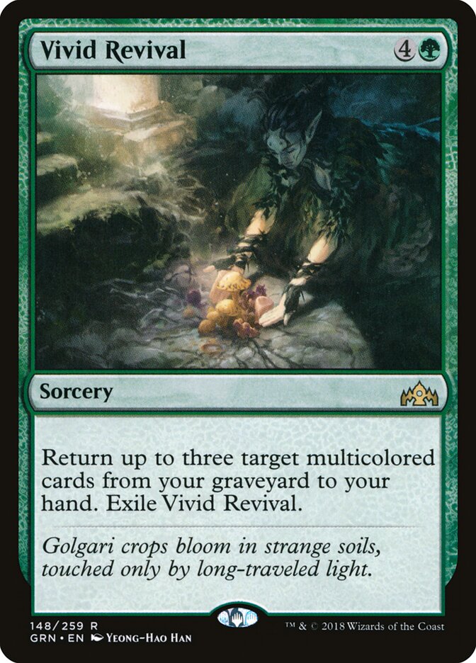 Vivid Revival card front