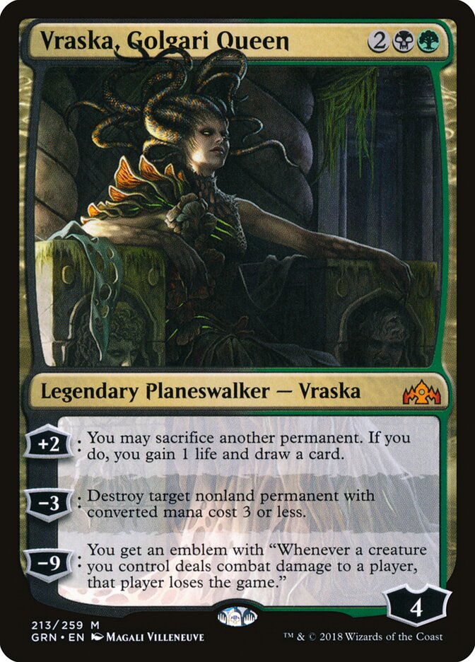 Vraska, Golgari Queen card front