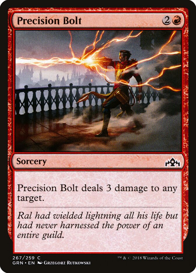 Precision Bolt card front