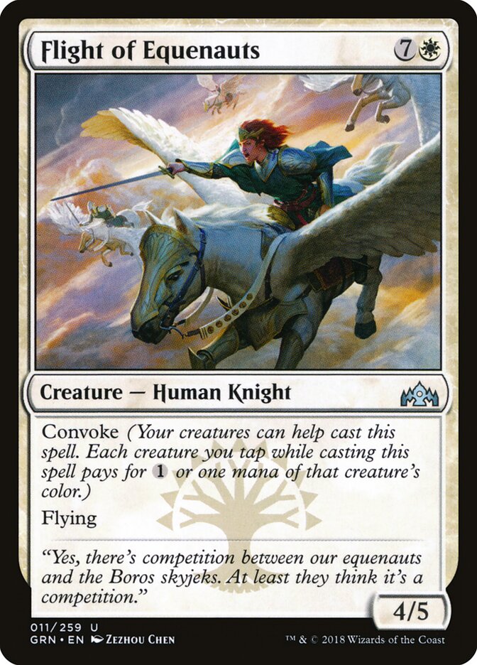 Flight of Equenauts card front