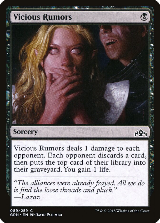 Vicious Rumors card front