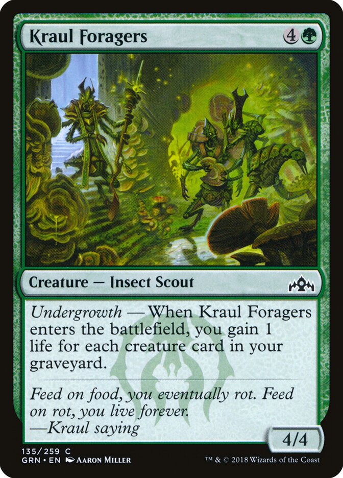 Kraul Foragers card front