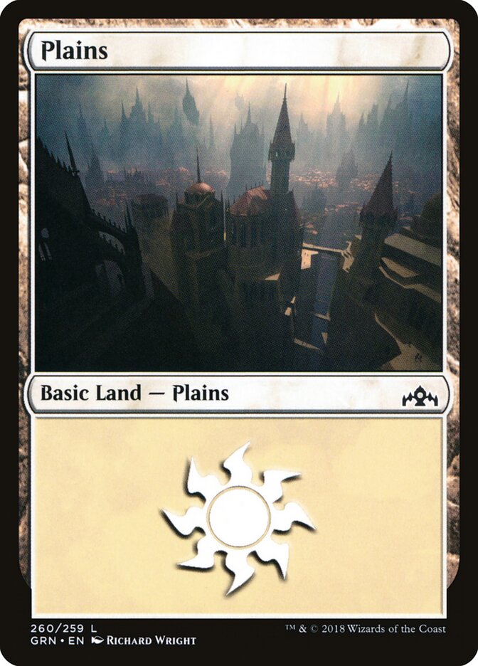Plains card front