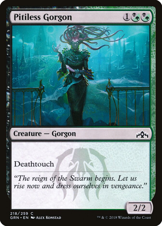 Pitiless Gorgon card front