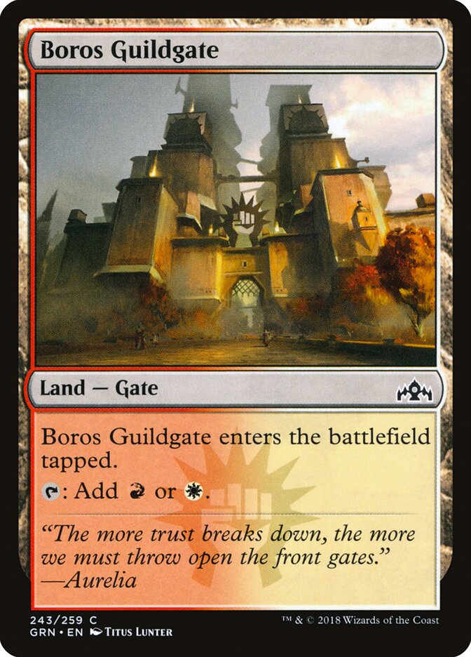 Boros Guildgate card front