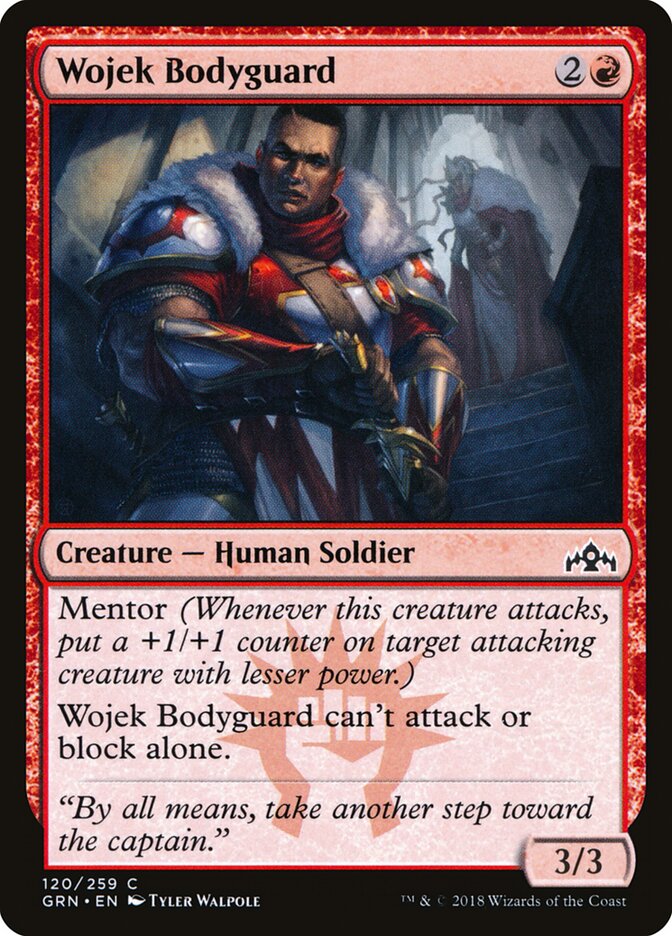 Wojek Bodyguard card front